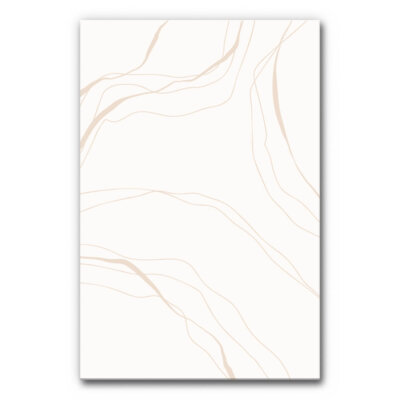 Akustikbild Linien auf Zart-Creme I