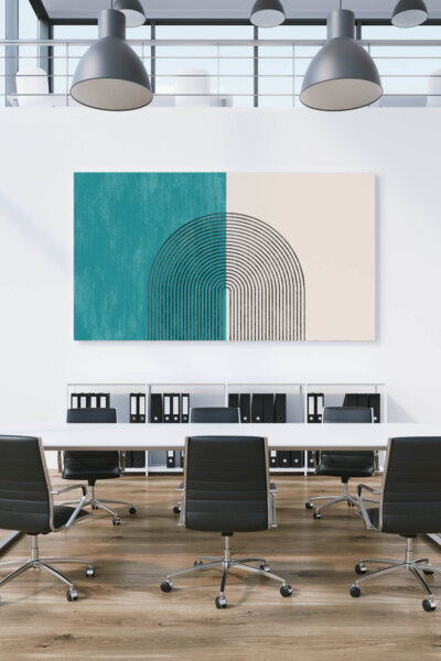 Akustikbild Circles And Lines 6
