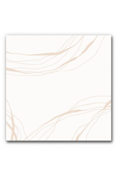 Akustikbild Linien auf Zart-Creme III