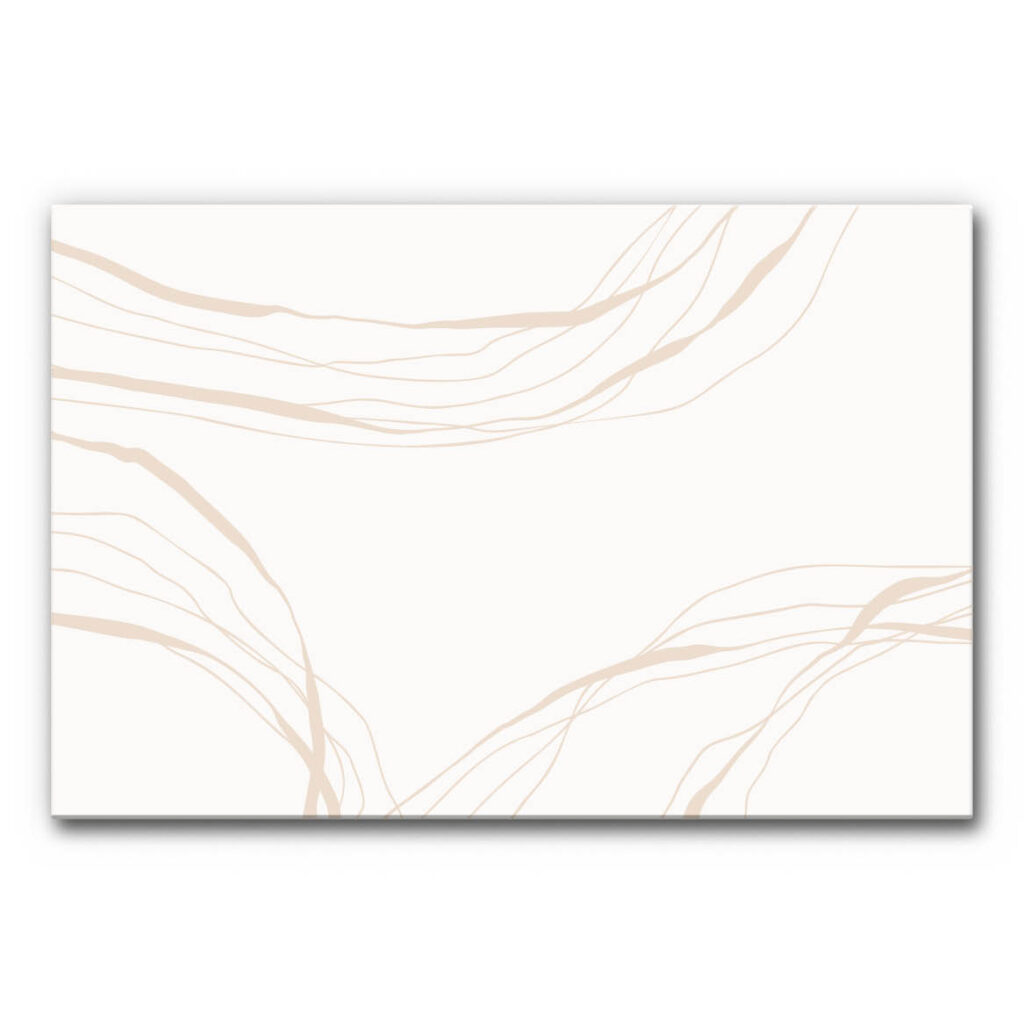 Akustikbild Linien auf Zart-Creme III