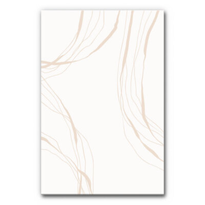Akustikbild Linien auf Zart-Creme III