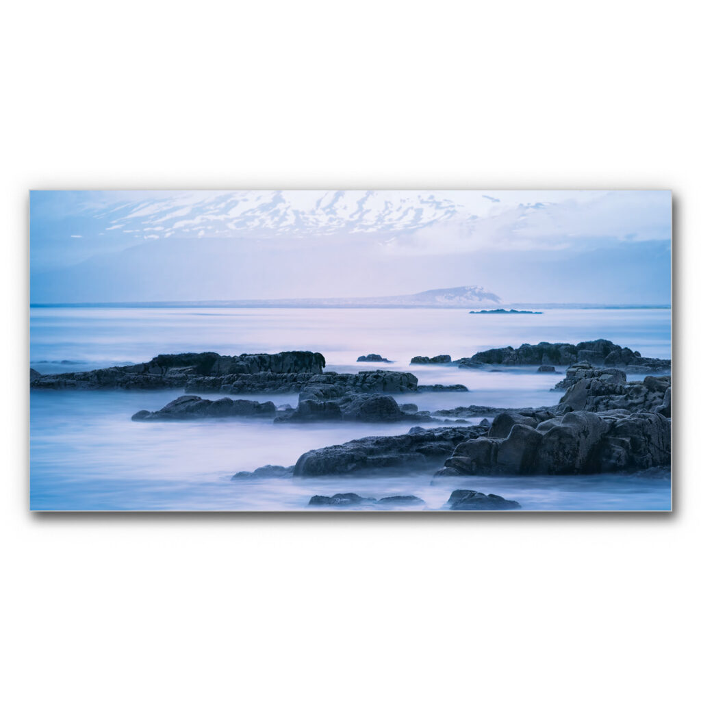 Akustikbild Felsen im Nebel