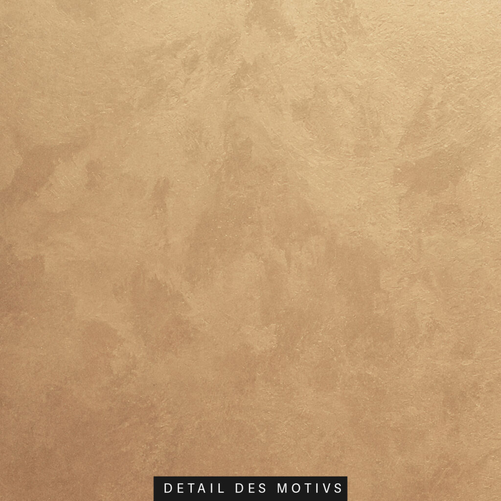 Rundes Akustikbild Abstrakt Gold 3