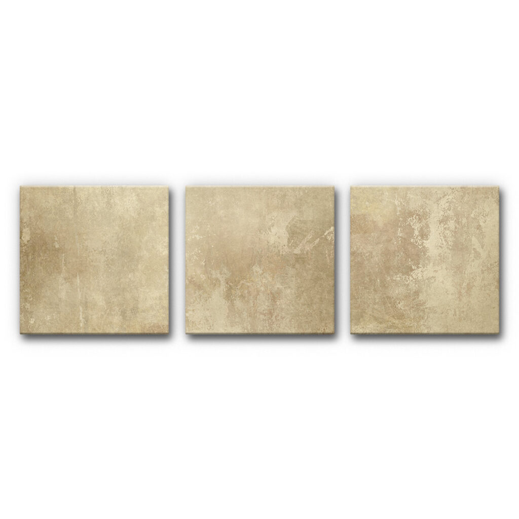 3er Set Akustikbild Abstrakt Gold