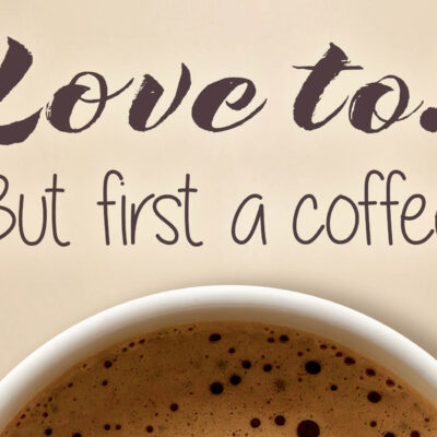 Akustikbild But First Coffee – Bild 2