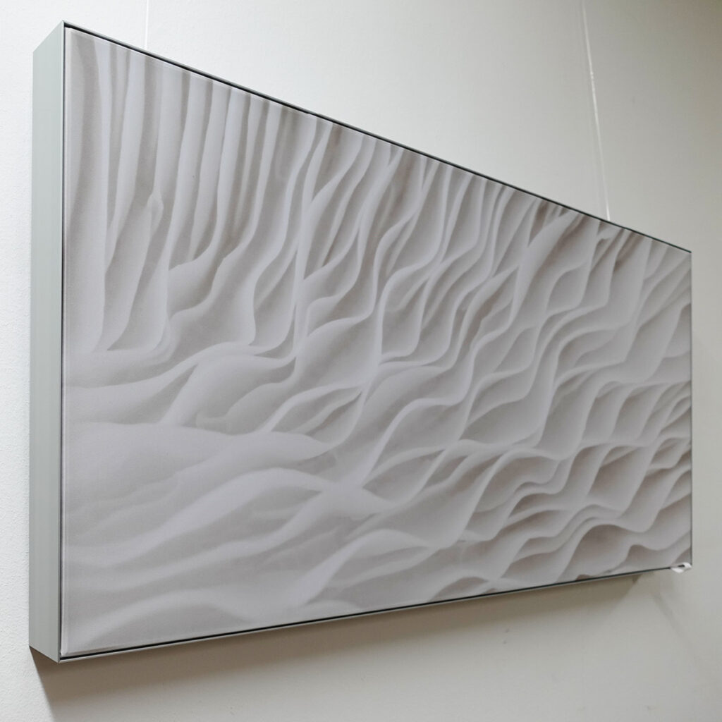 Akustikbild Flow III (100x50x6 cm, AluStyle)