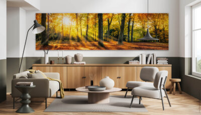 Akustikbild Herbstwald II (auch als Panorama bis 400 cm)