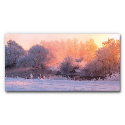 Akustikbild Winterwald 4 (auch als Panorama bis 400 cm)