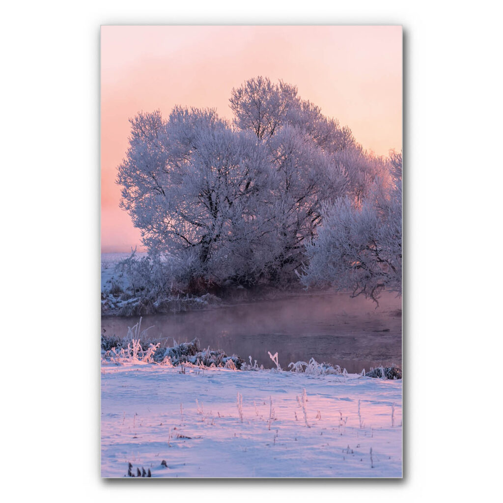 Akustikbild Winterwald 4 (auch als Panorama bis 400 cm)