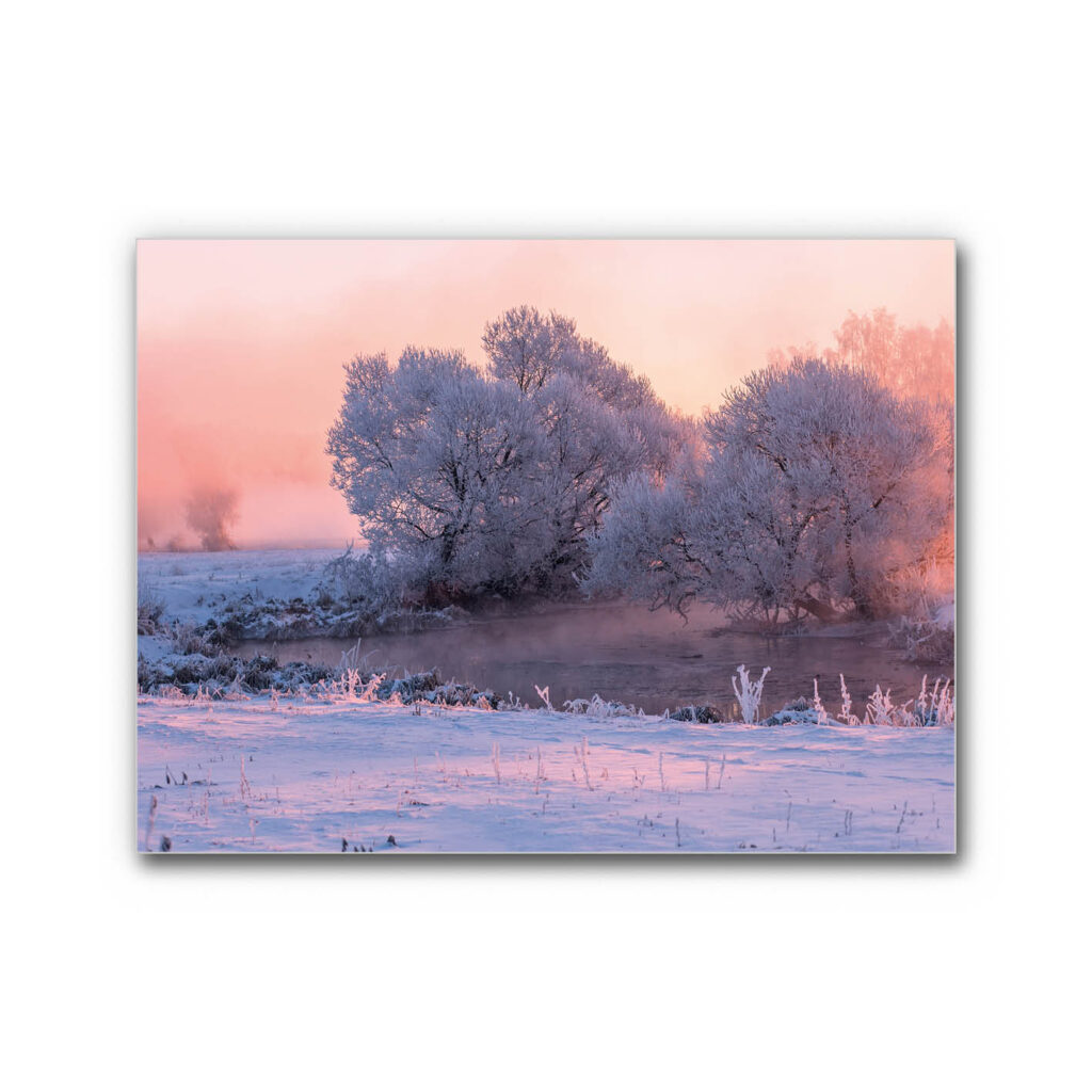 Akustikbild Winterwald 4 (auch als Panorama bis 400 cm)