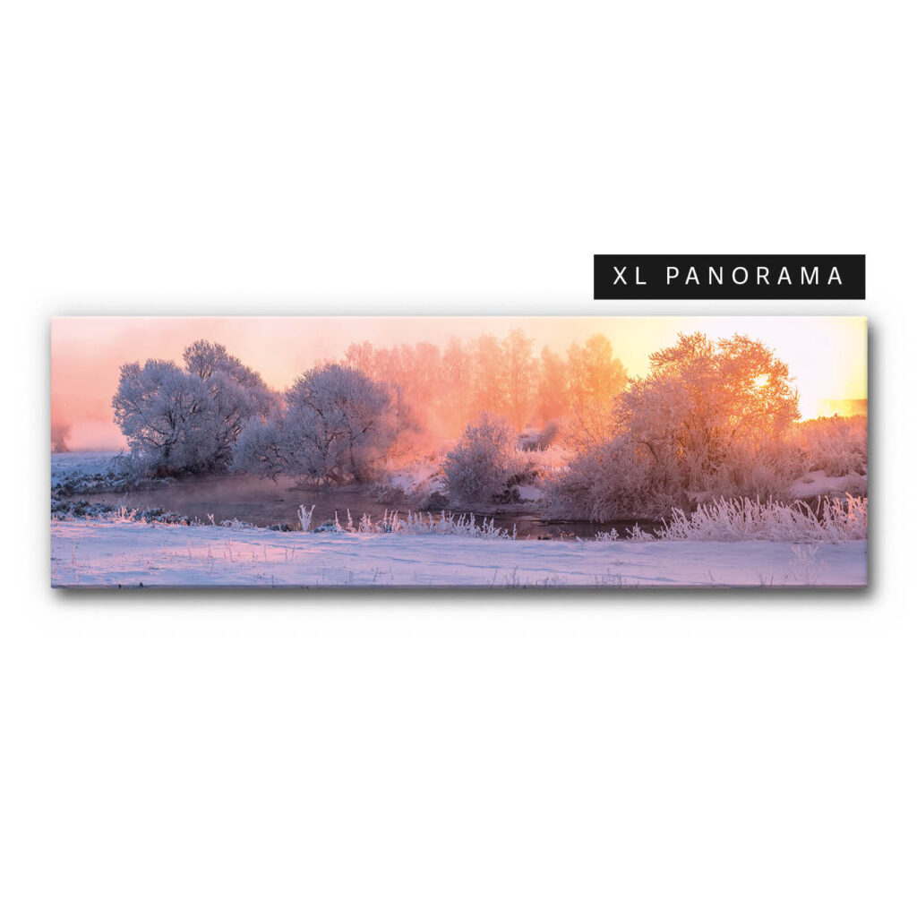 Akustikbild Winterwald 4 (auch als Panorama bis 400 cm)