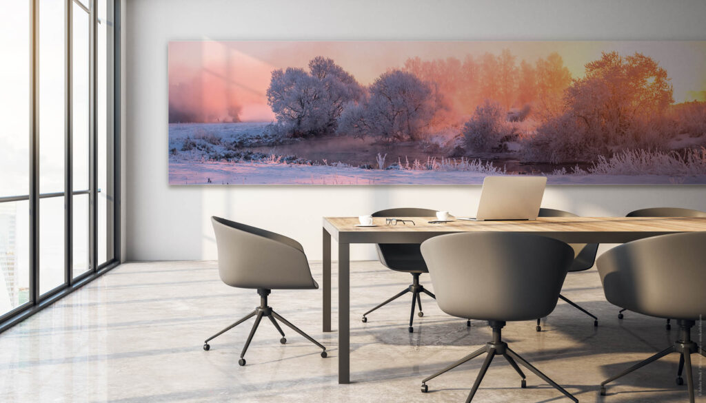 Akustikbild Winterwald 4 (auch als Panorama bis 400 cm)