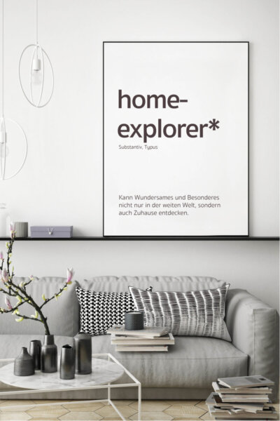Akustikbild Spruch: Home Explorer