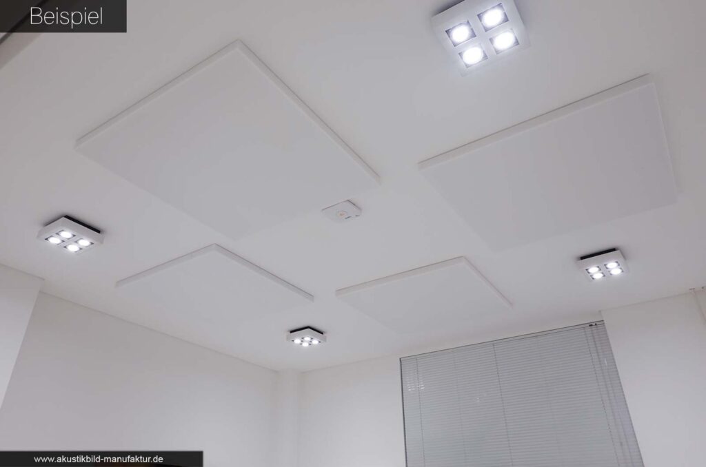 Rechteckige Absorberplatten ohne Bezug