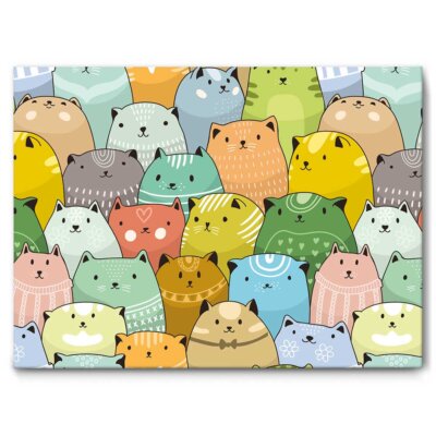 Schallschlucker für Kinder "Little Cats Crowd"