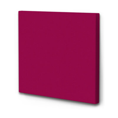 einfarbige Schallabsorber in pink