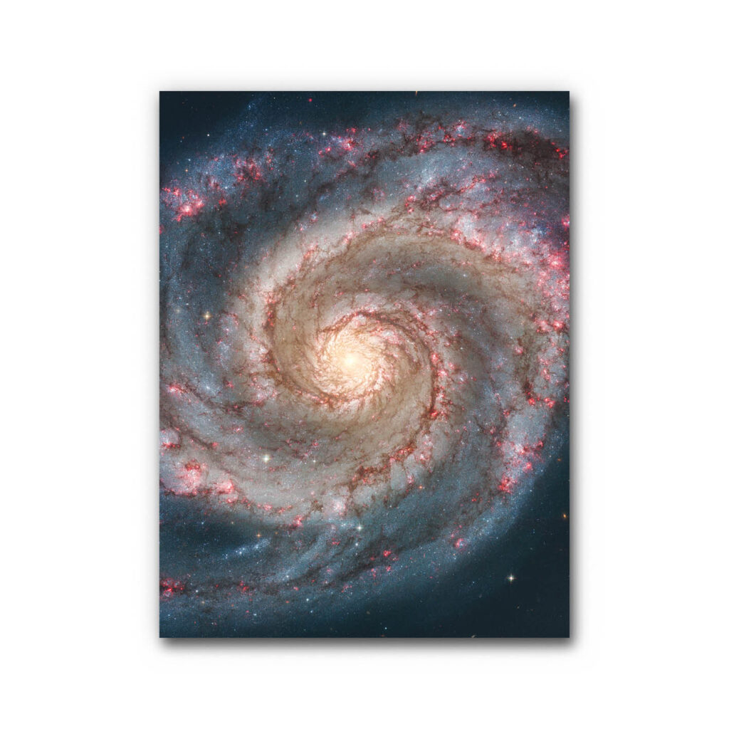 Akustikbild Spiralgalaxie