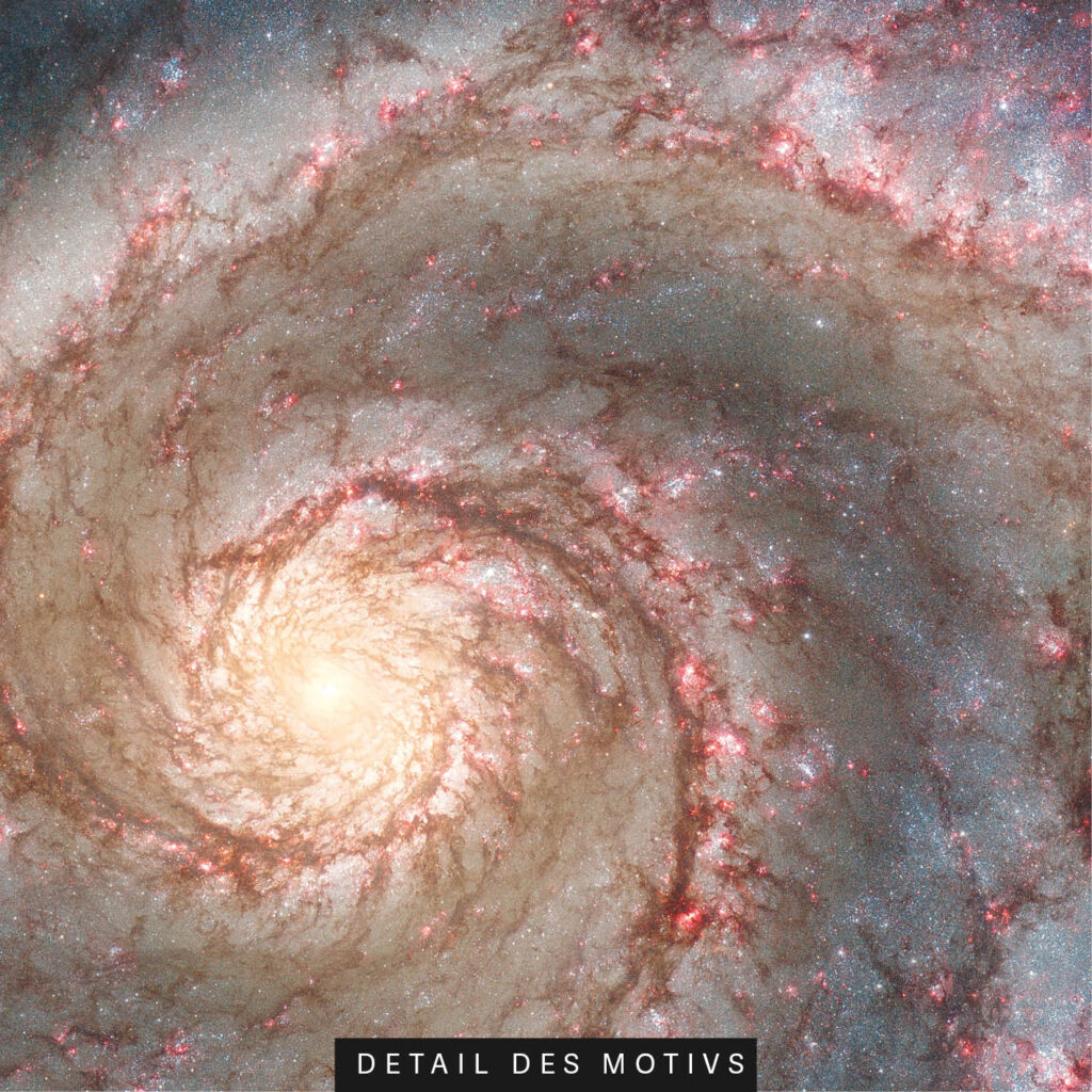 Akustikbild Spiralgalaxie