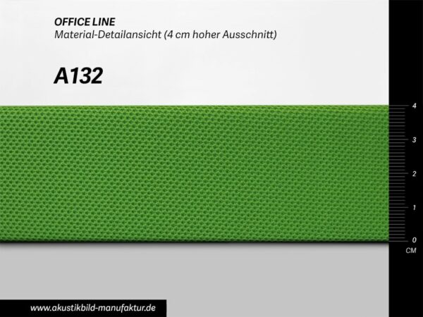 Office Line Grasgrün (Nr A-132) für runde Absorber, Deckensegel oder Akustikbilder