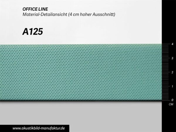 Farbwerte Akustikbilder Schallabsorber Office Line Türkis (Nr A-125)