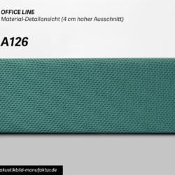 Office Line Türkis Dunkel (Nr A-126) für runde Absorber, Deckensegel oder Akustikbilder