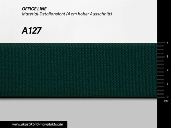 Farbwerte Akustikbilder Schallabsorber Office Line Petrol Dunkel (Nr A-127) für runde Absorber Decke, Deckensegel oder Akustikbilder