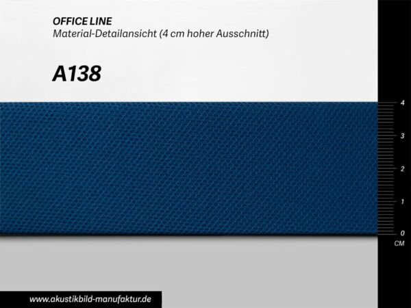 Farbwerte Akustikbilder Schallabsorber Office Line Königsblau (Nr A-138) für runde Absorber, Deckensegel oder Akustikbilder