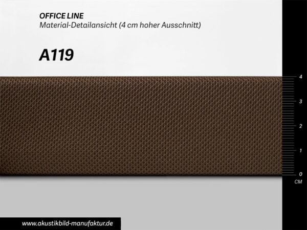 Farbwerte Akustikbilder Schallabsorber Office Line Braun (Nr A-119)