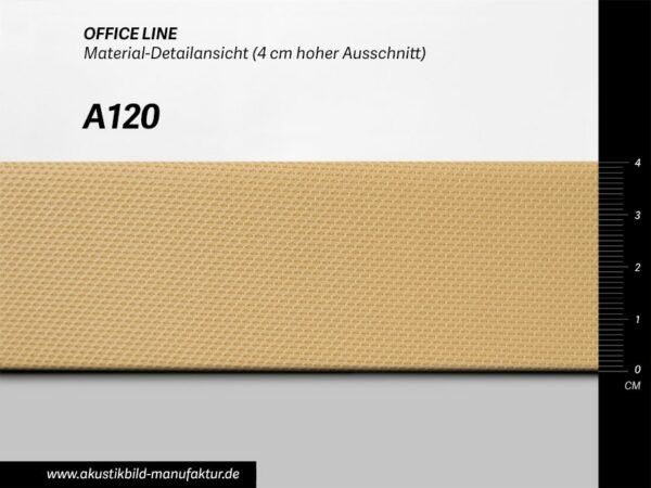 Farbwerte Akustikbilder Schallabsorber Office Line Lichtgelb (Nr A-120) für runde Absorber, Deckensegel oder Akustikbilder