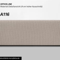 Office Line Hellgrau (Nr A-116) für runde Absorber, Deckensegel oder Akustikbilder