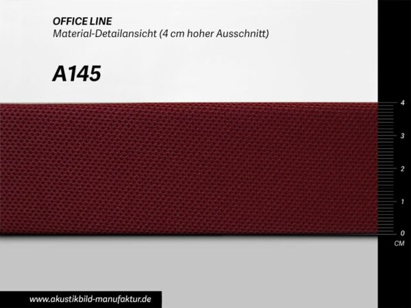 Farbwerte Akustikbilder Schallabsorber Office Line Bordeaux (Nr A-145)