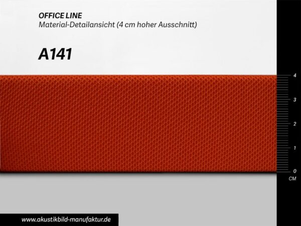 Office Line Signalrot (Nr A-141) für runde Absorber Decke, Deckensegel oder Akustikbilder