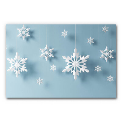 Akustikbild Weihnachtssterne Blau
