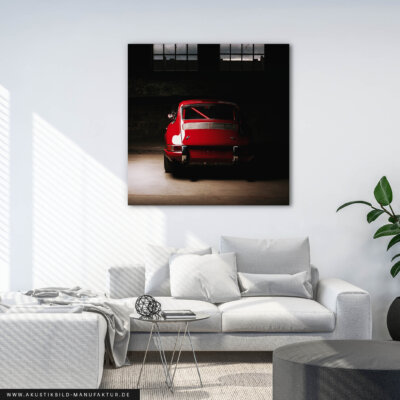 Akustikbild Porsche 911 Rückseite
