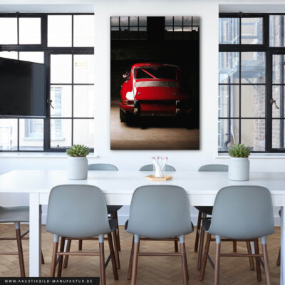 Akustikbild Porsche 911 Rückseite