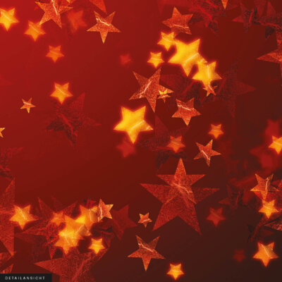 Akustikbild Weihnachtsterne rot