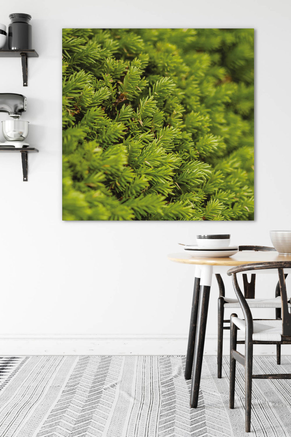 Akustikbild Moosbild I als Vertical Garden Motiv