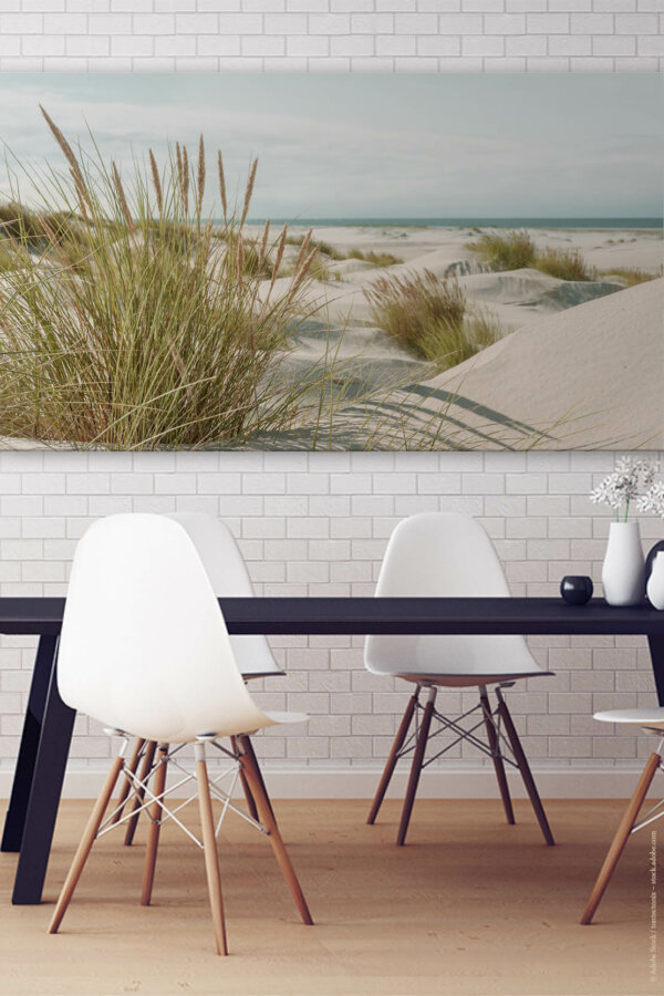 Akustikbild mit Strandmotiv zur Verringerung des Halls in Räumen