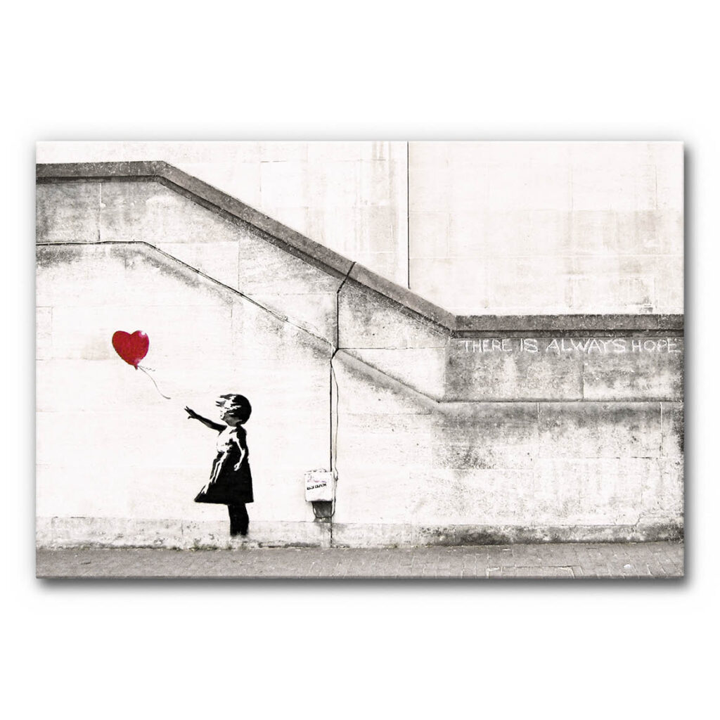 Akustikbild The Girl With The Balloon (Banksy) - Urban