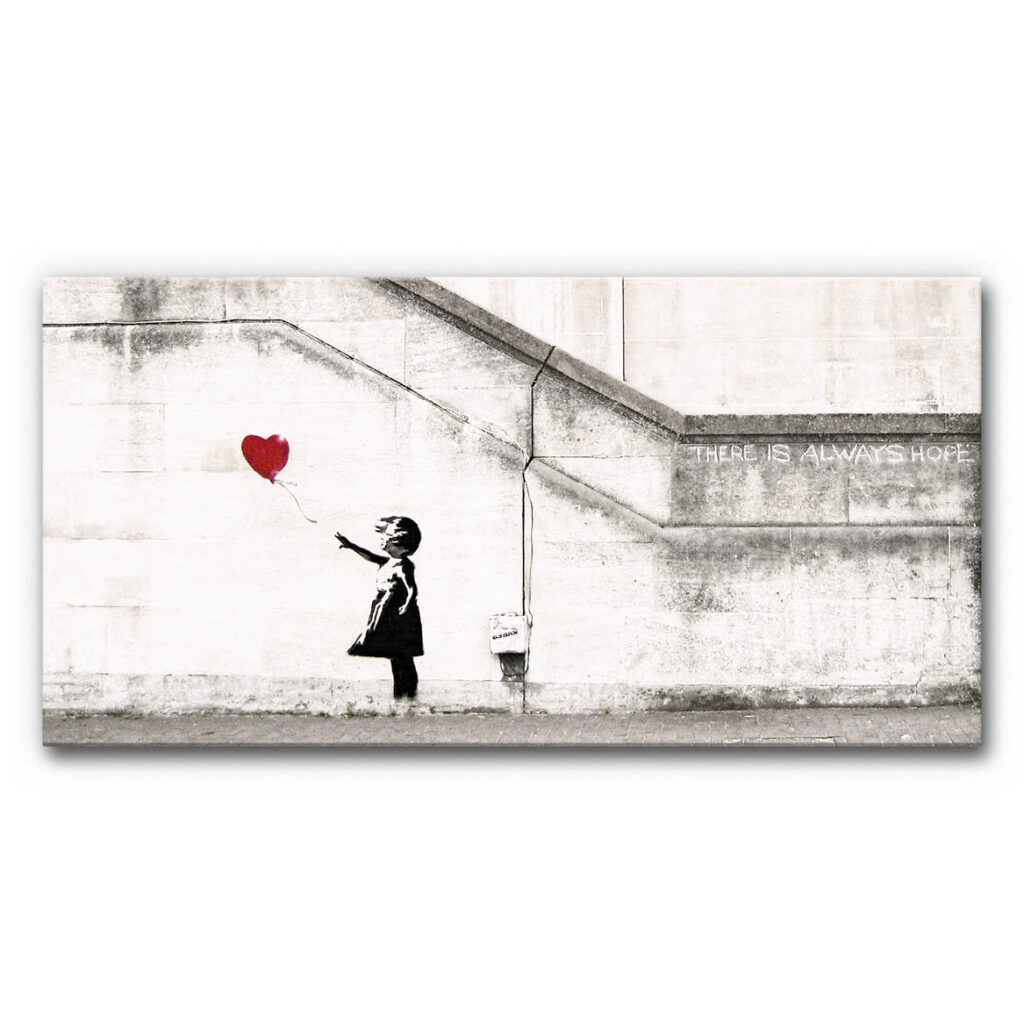 Akustikbild The Girl With The Balloon (Banksy)