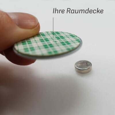 Magnete für Absorberplatten mit Haftpunkten (für glatte Untergründe)