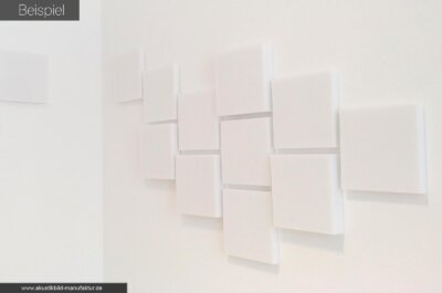 Quadratische Absorberplatten ohne Bezug