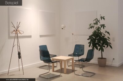 Quadratische Absorberplatten ohne Bezug