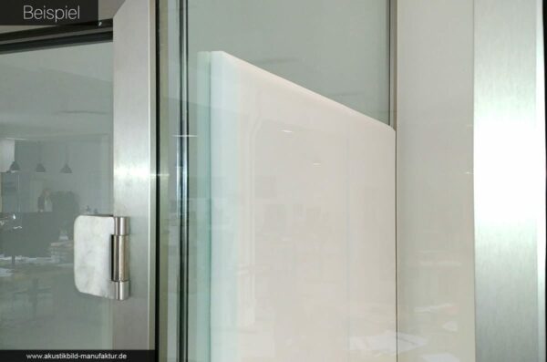 Absorberplatten Telefonkabine Glastrennwand