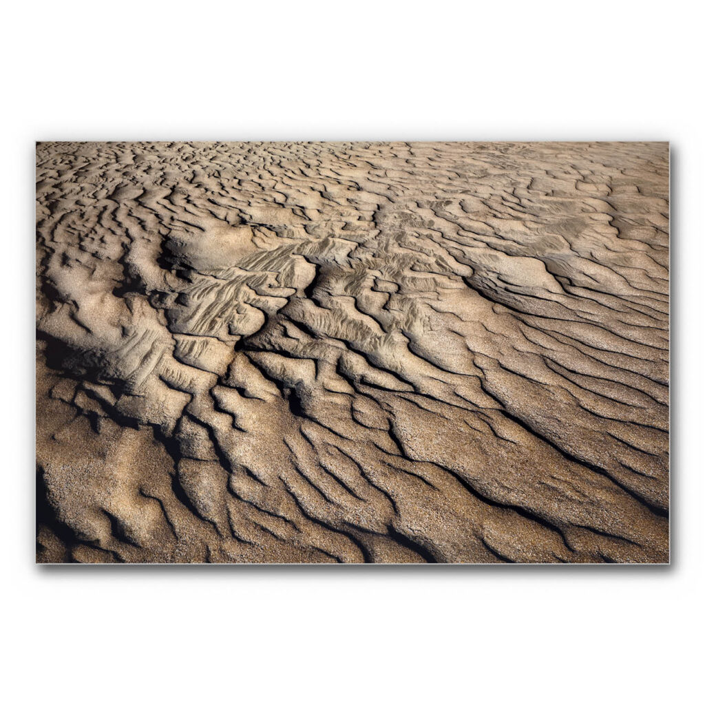 Akustikbild Priel 2 – Foto mit Sandstrukturen