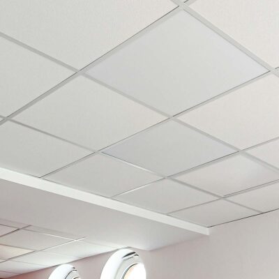 Einlegeplatten mit Schalldämmung aus Basotect® für abgehängte Decken (Rasterdecken)