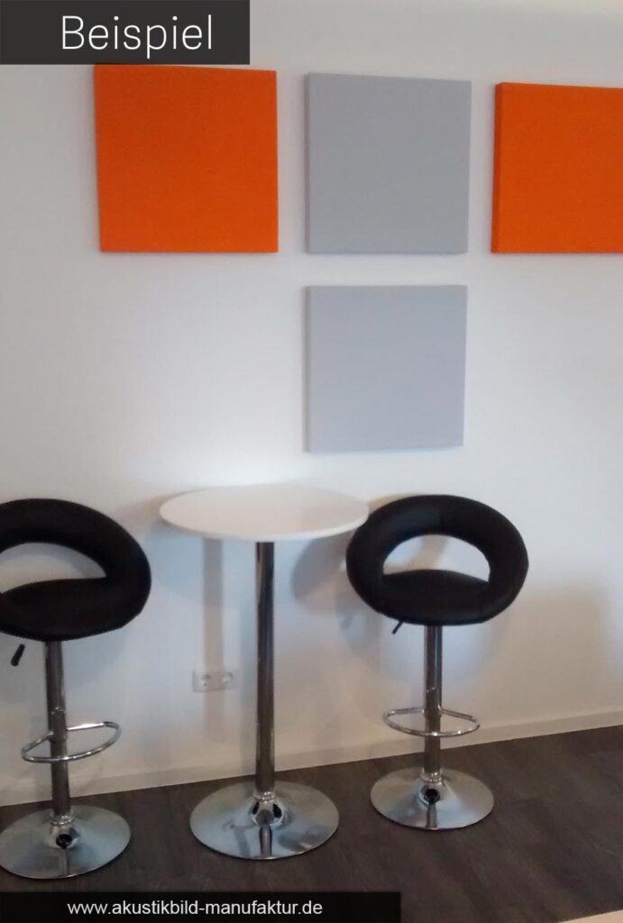 Beispiele für bunte (einfarbige) Akustikbilder