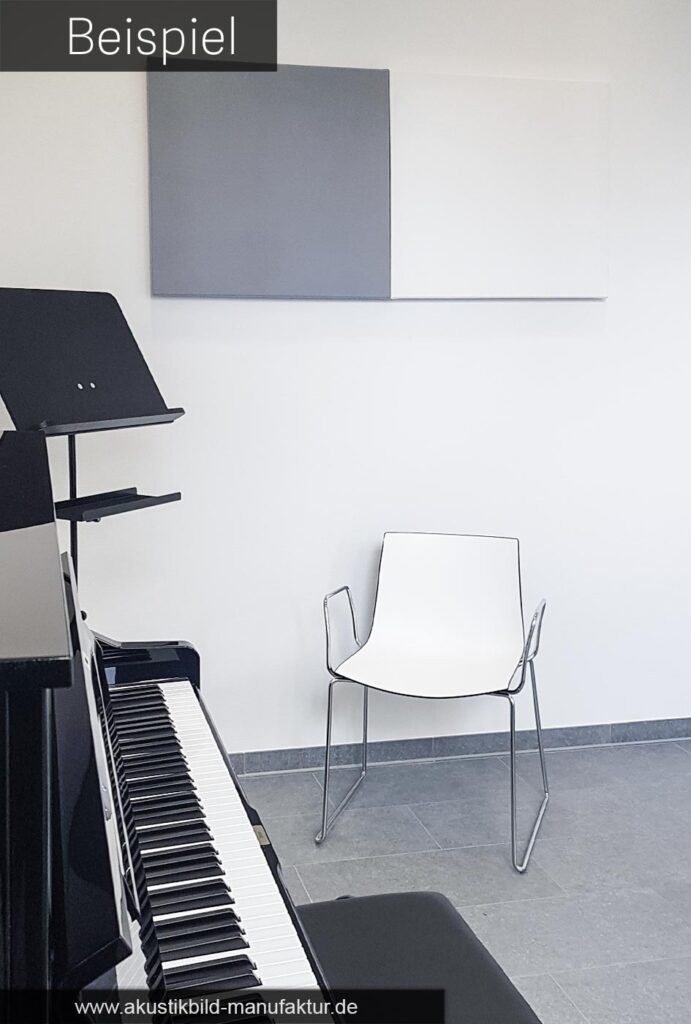 Beispiele für bunte (einfarbige) Akustikbilder