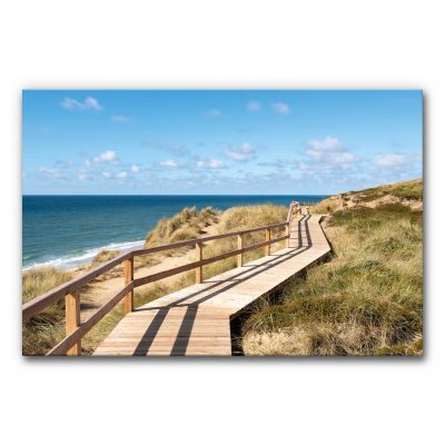 Akustikbild Steg in den Dünen im Format 4:3