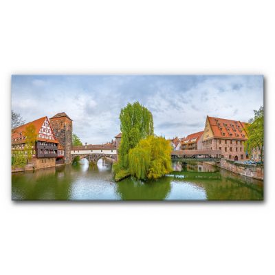 Akustikbild Maxbrücke Nürnberg zeigt eine historische Brücke in Nürnberg.